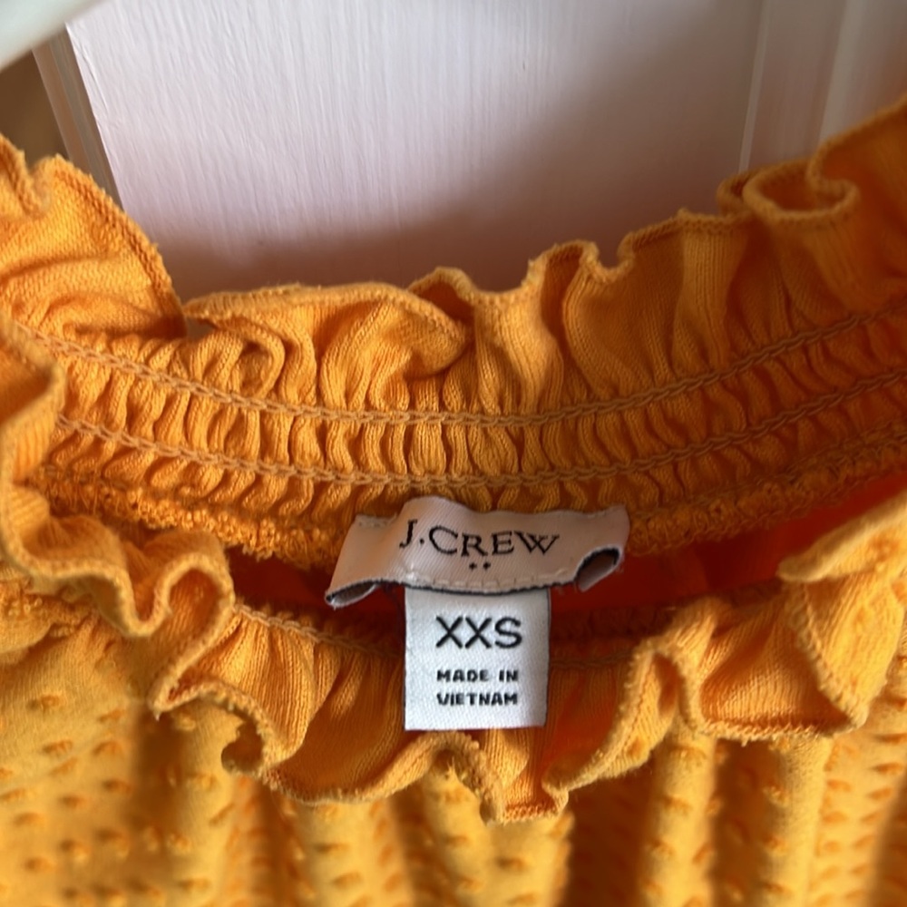 J Crew Ruffle Top - Picture 2 of 3
